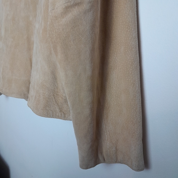Preview Collection Leather Tan Jacket - Picture 9 of 12